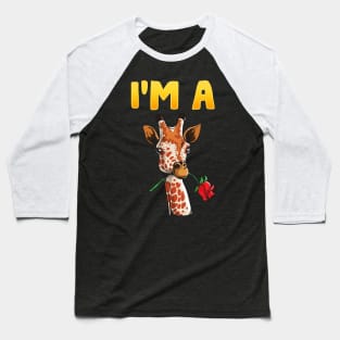 Cute & Funny I'm A Giraffe Adorable Giraffes Baseball T-Shirt